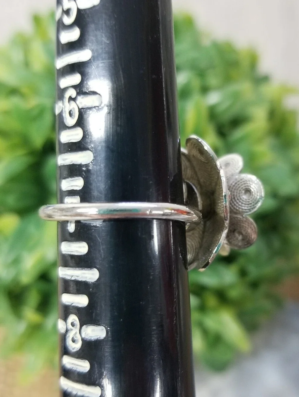 Vintage Sarah Coventry Silver Flower Ring
